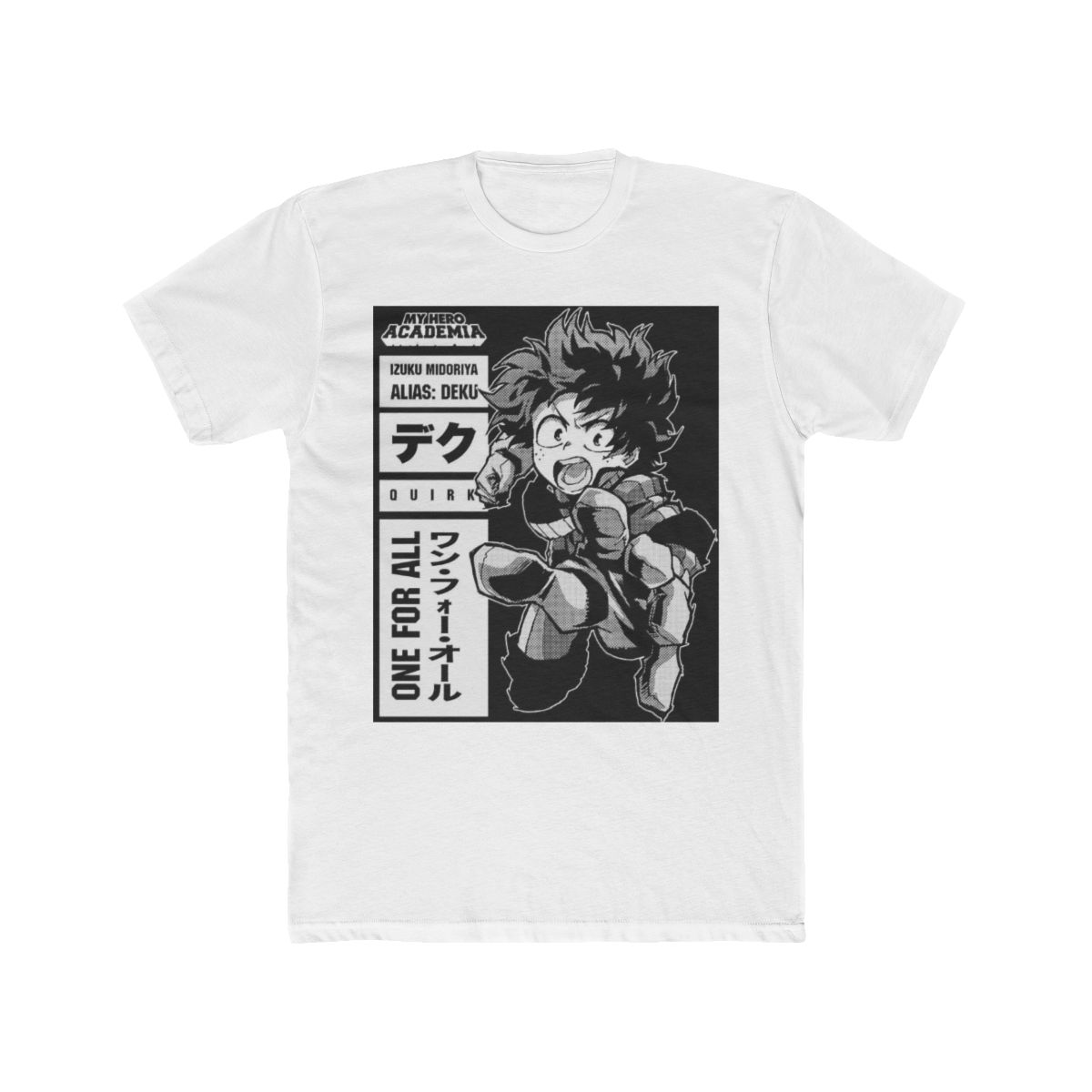 B&W Edition My Hero Academia T Shirt