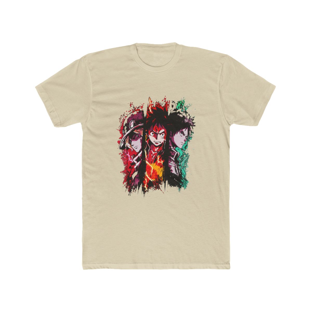 Anime Manga Heroes Splatter Art T Shirt | My Hero Academia - alternate angle 3, merchandise