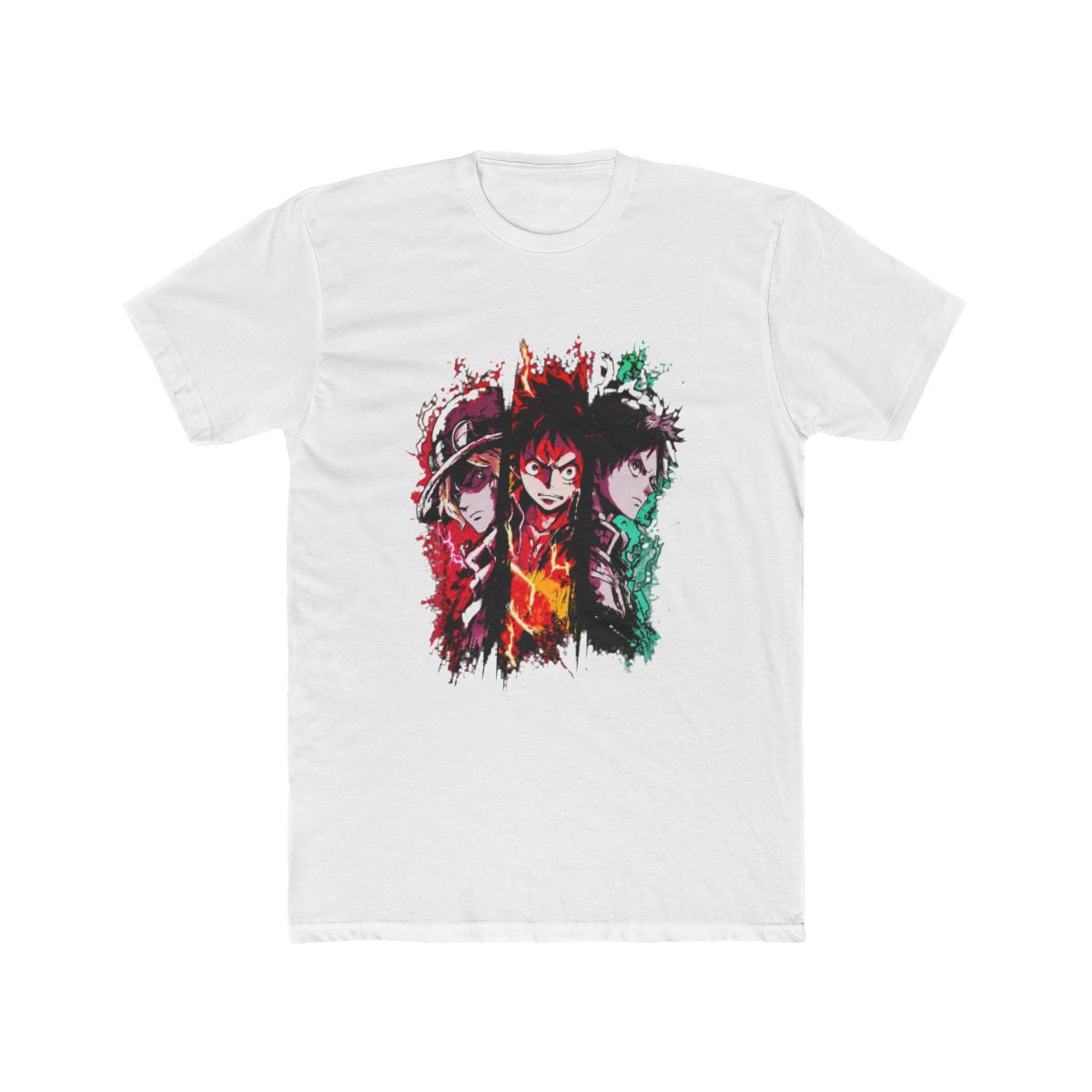Anime Manga Heroes Splatter Art T Shirt | My Hero Academia