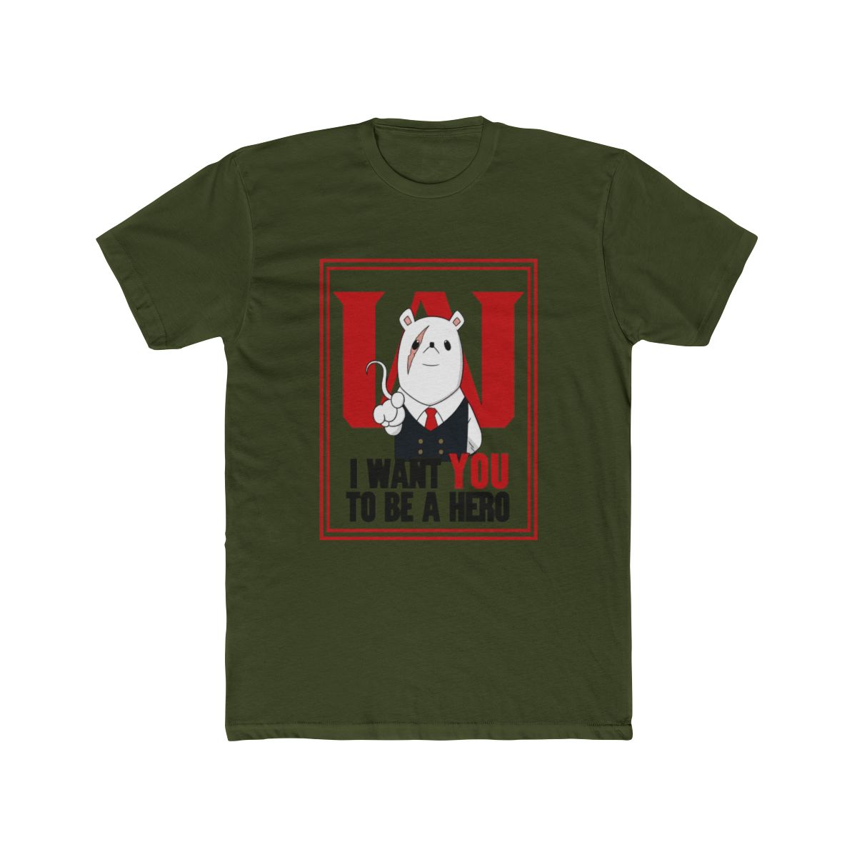 I Want You to Be a Hero T Shirt | My Hero Academia - alternate angle 5, merchandise