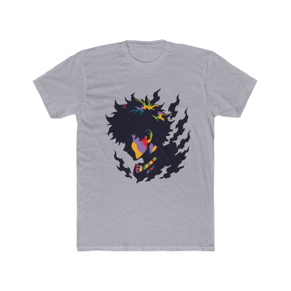 Silhouette The Green Hero T Shirt | My Hero Academia - alternate angle 2, merchandise