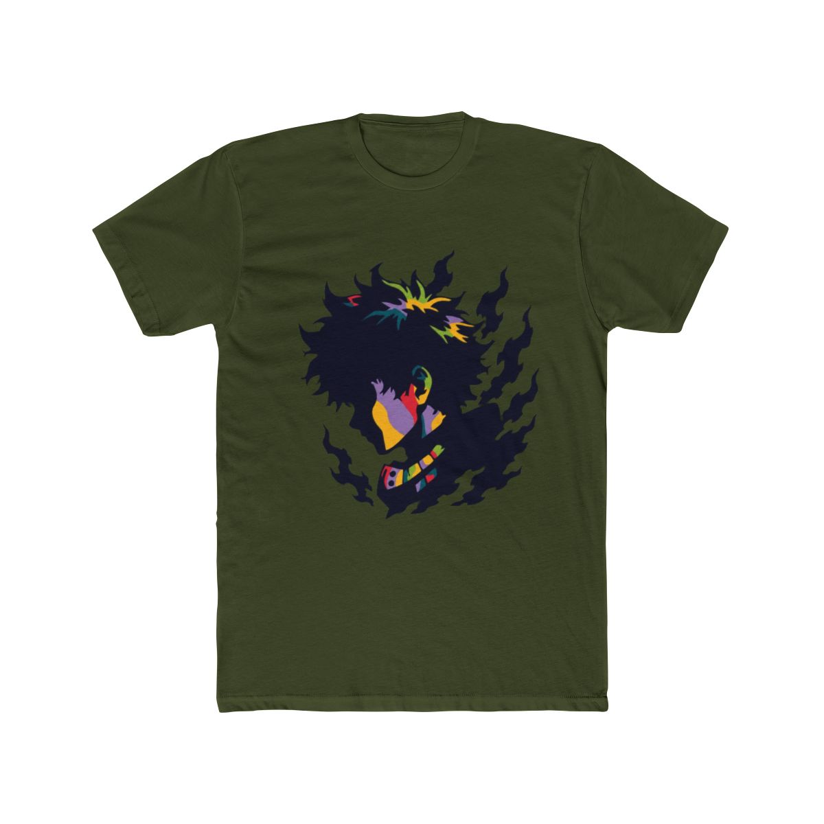 Silhouette The Green Hero T Shirt | My Hero Academia - alternate angle 3, merchandise