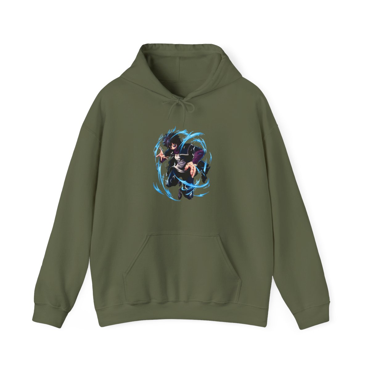 Dabi My Hero Academia Anime Blue Flame Villain Hoodie - alternate angle 3, merchandise