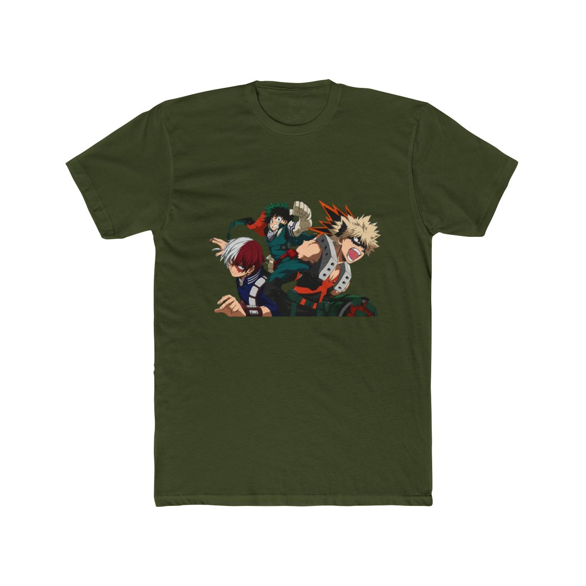 My Hero Academia - Deku Bakugo Shoto Dye T Shirt - alternate angle 4, merchandise